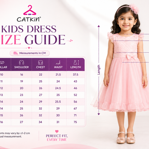 Girls Glitter Tulle & Embroidery Dress