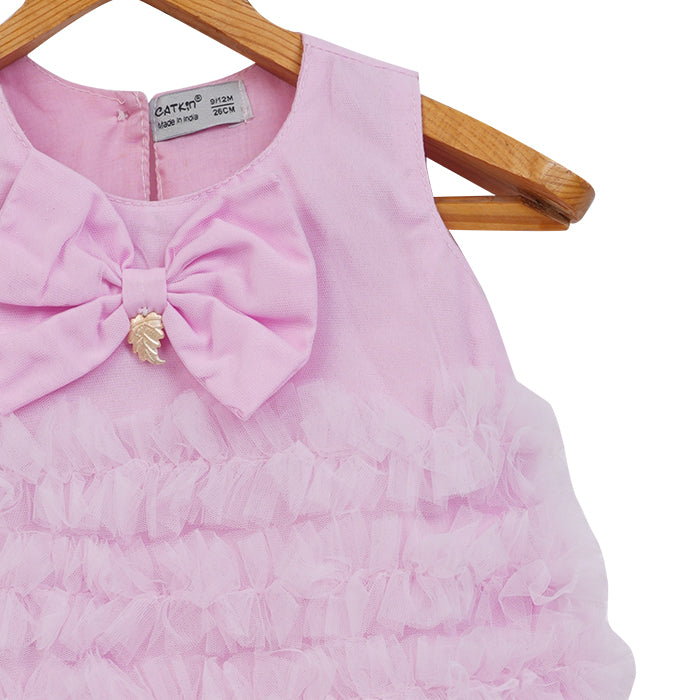 Girls Tulle Multi-Layered Dress – Pink – PW2015